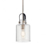 Kitner 7" 1 Light Pendant Polished Nickel подвесной светильник 52035PN Kichler