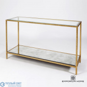 Stud Console Table-Gold Leaf Global Views консольный стол