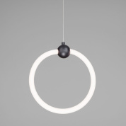 подвесной кольцевой светодиодный светильник с круглым светящимся ободом