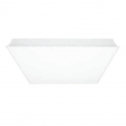 потолочный светильник накладной трапециевидной формы с белым рассеивателем IP44