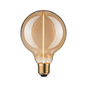 декоративная LED-лампа шарообразная из золотистого стекла