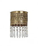 Mini Carved Flush Mount Crystal Ceiling Light потолочный светильник FOS Lighting Round-Carving-1step-6-CL1