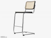 S 32 / S 64 Консольный высокий табурет с подставкой для ног Thonet