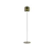 торшер с круглым основанием и гладким плафоном