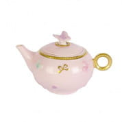 Butterfly pastel pink kung fu teapot чайник, Villari