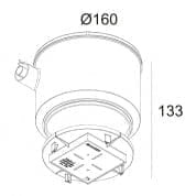 CONCRETE PACK S75 монтажная коробка Delta Light