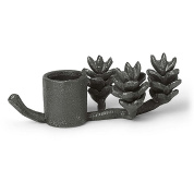1104264686 Ferm Living Forest настольный подсвечник для одной свечи с декоративными растительными элементами