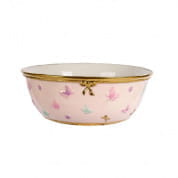 Butterfly pastel pink fruit bowl чаша, Villari
