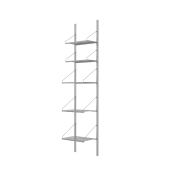 стеллаж стальной одиночный 185.2×40