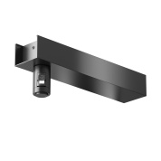 настенное основание чёрного цвета для трековой системы на стойках Flarity