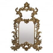 109034 Mirror Leighton gold leaf зеркало Eichholtz