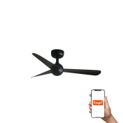 потолочный вентилятор черный без подсветки