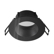 монтажное кольцо круглое стеклянное чёрное