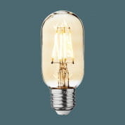 Vintage LED Edison Bulb Old Filament Lamp - 5W E27 Tube T45 - Amber лампа Industville T45-5W-A