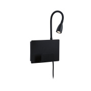 настенное бра черное с USB