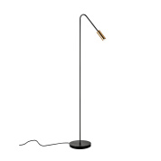 торшер для чтения с изящной дугообразной стойкой и акцентным рассеивателем