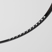 магнитный трековый светильник дугообразной формы с линейным рядом светодиодных модулей для трековой системы