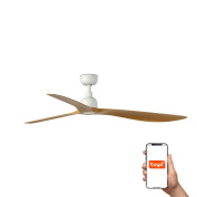 потолочная люстра с вентилятором без подсветки матовая белая