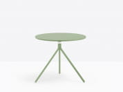 Nolita Контрактный круглый стол из стали в современном стиле с основанием в виде 3-х звезд Pedrali PID563143