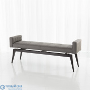 Faux Bois City Bench-Grey Global Views скамейка