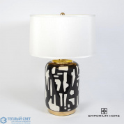 Abstract Lamp-Black/White Global Views настольная лампа