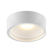 накладной потолочный светильник цилиндрической формы с рассеянным светом