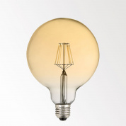 LED FILAMENT GL125 E27 8W 2700K - GOLD Delta Light LAG