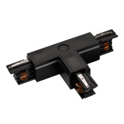 Т-образный соединитель черный для трехфазной трековой системы 4TRA