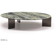 Keel Круглый журнальный столик из мрамора Minotti