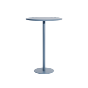 M0742725 La Petite Friture WEEK-END Высокий столик кафе круглый садовый серо-голубой