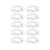 светодиодный встраиваемый светильник с поворотным механизмом