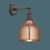 Brooklyn Cone Wall Light - 7 Inch - Copper настенный светильник Industville BR-CWL7-C