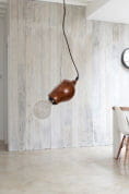 Wooden Conch Pendant Light подвесной светильник FOS Lighting ConchShankh-Wood-HL1