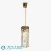 Small Circular подвесной светильник Bella Figura cl 455 hammeredglass