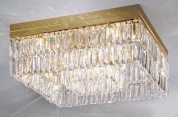 Kolarz Prisma 314.18.3 потолочный светильник золото 24 карата длина 40cm ширина 40cm высота 20cm 8 ламп g9