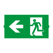 сменная пиктограмма направления эвакуации для аварийной панели