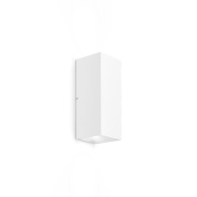 уличный настенный светильник белый продолговатый