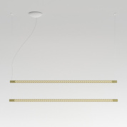 Rotaliana Squiggle H11 люстра с двумя элементами матовое золото 1SQH011004ZL0