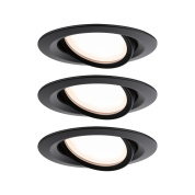 93082 LED Recessed luminaire Nova Plus Coin Basic Set Swivelling Встраиваемые светильники Paulmann