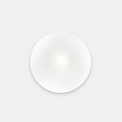 настенный светильник в форме полусферы из матового стекла