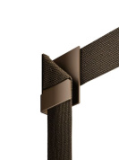 угловой аксессуар для крепления коричневого цвета