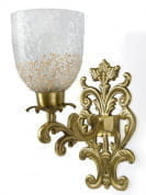 Guldasta Single Antique Brass Sconce бра FOS Lighting Guldasta-Trophy5050-WL1