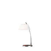 Kolarz MALMÖ 0051.71.6 настольный светильник никель белый ø24cm высота 50cm 1 лампа e27