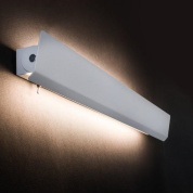 накладной светильник с LED освещением белого цвета, изогнутый