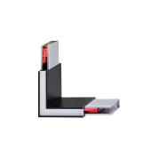 угловой соединительный элемент для линейных светильников чёрного цвета