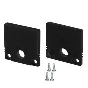 047637 Arlight Заглушка SL-SLIM20-H20 BLACK с отверстием