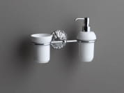 Decor Керамический дозатор мыла для ванной / держатель для зубных щеток BLEU PROVENCE ABD219M.2