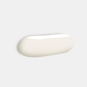 настенный светильник овальной формы с белым корпусом