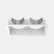 287935 Ideal Lux BENTO FRAME SQUARE TWIN WH recessed housing белый