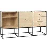 71077-001561 Audo Copenhagen Frame 49 Trio Sideboard With, Дуб